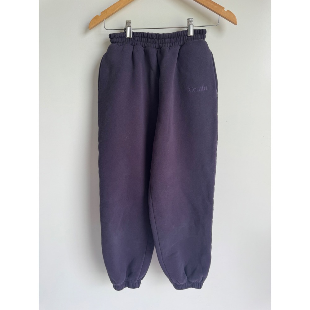 Comfrt Kids XL Purple Fleece Jogger Sweatpants Baggy Youth Comfort Lounge Heavy